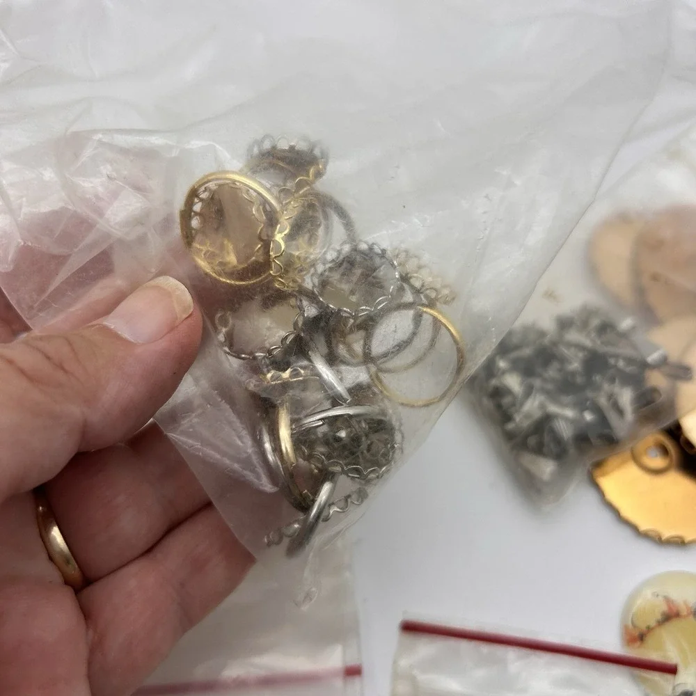 Vintage Jewelry Making A Lot/Supplies Over 75 Items